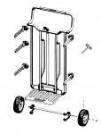 Dewalt DSCARRIER-XJ Tough System Folding Trolley Spare Parts Type 1